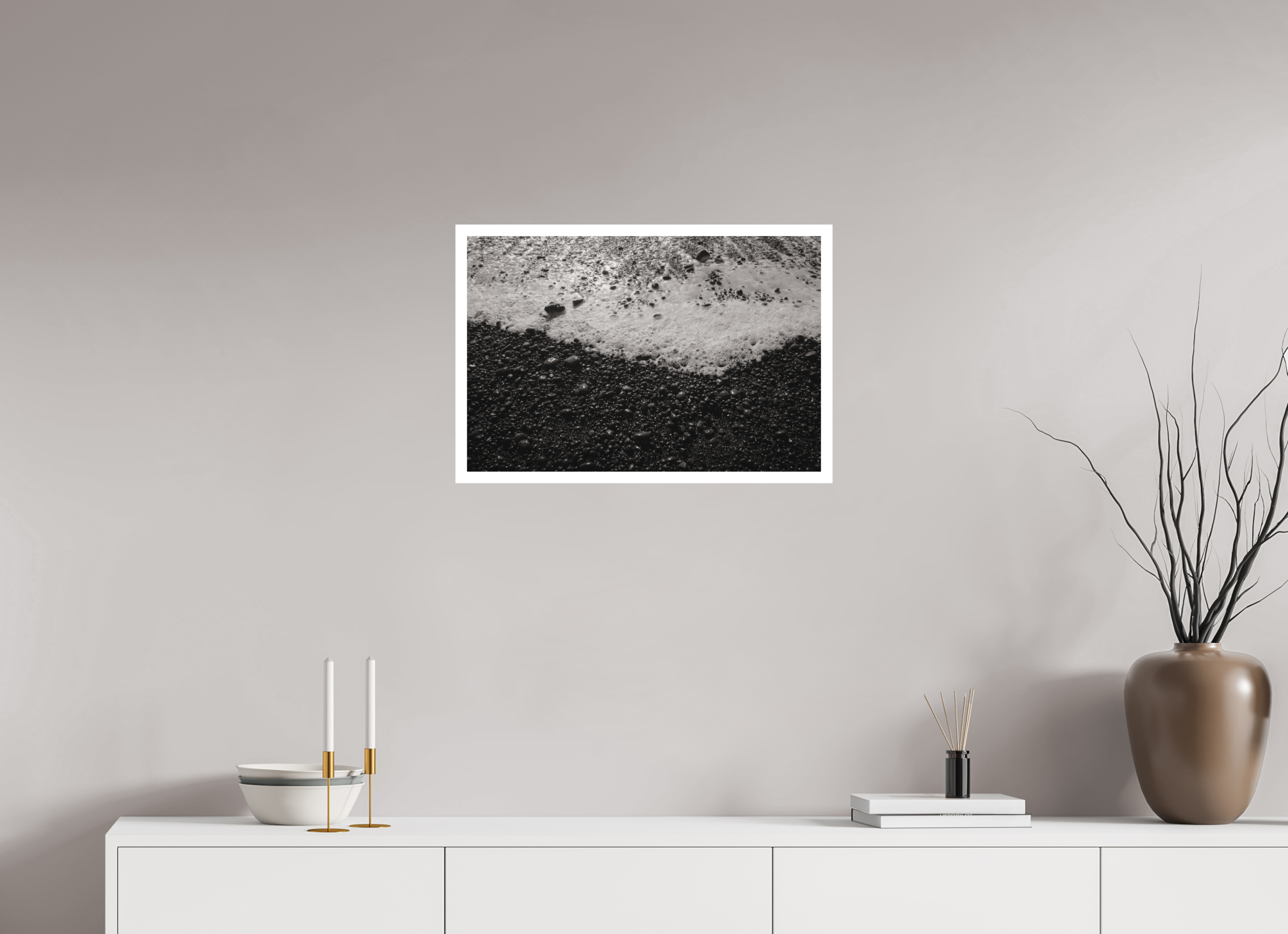 24 x 16″, Hahnemuhle Photo Rag Olas llegando a su fin