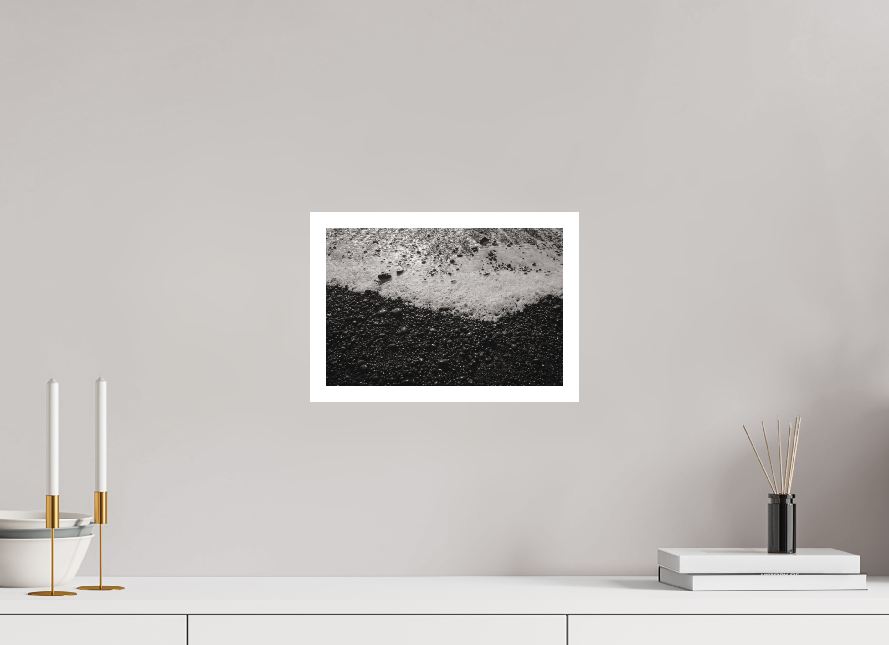 12 x 8″, Hahnemuhle Photo Rag Olas llegando a su fin